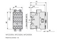 Габаритные размеры NFZ22EK, NFZ31EK, NFZ40EK